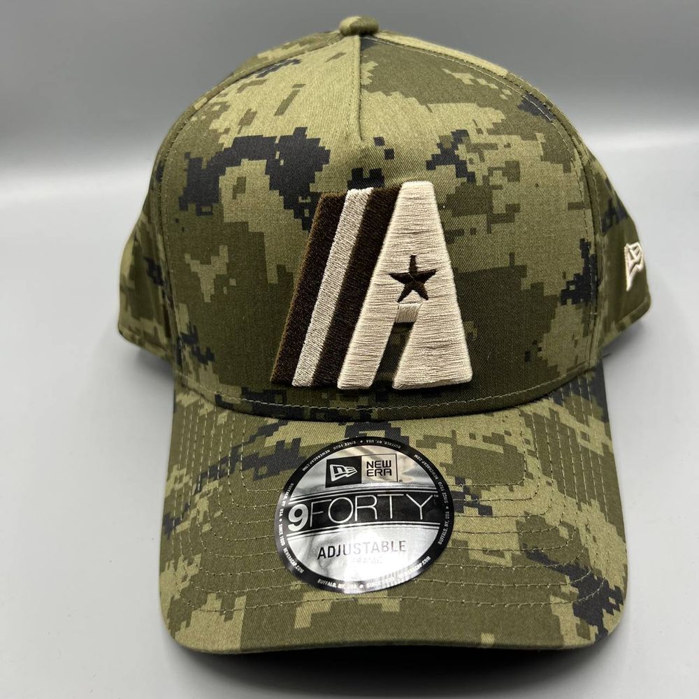 Houston Astros Hat‎ Men Green Camo 9Forty New Era Snap Back Cap New
